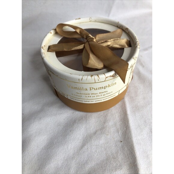 Scented Wax Melts Vanilla Pumpkin Figural 8 Pcs Box Threshold New - Picture 4 of 7